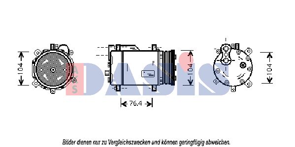 AKS DASIS kompresorius, oro kondicionierius 853240N